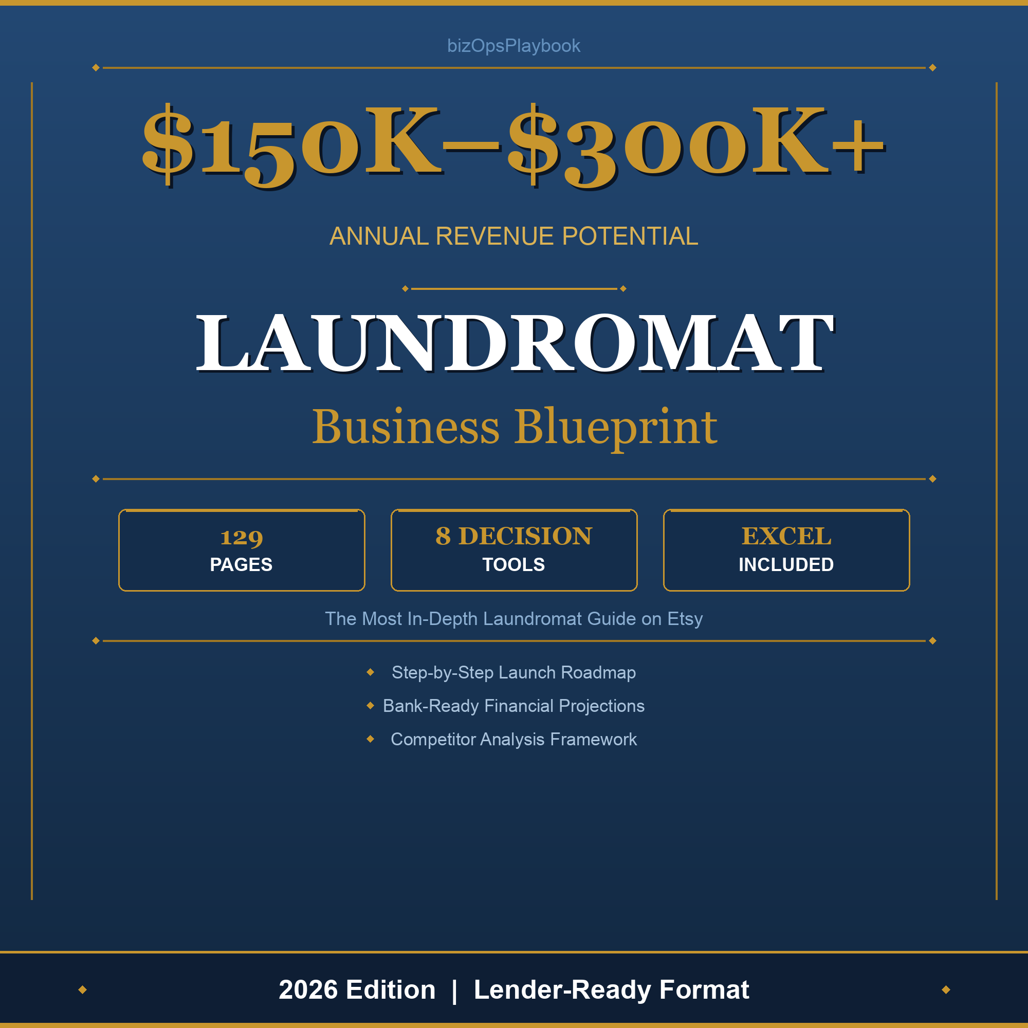 Laundromat Business Plan cover